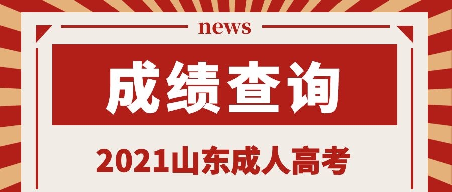 山東成考成績查詢
