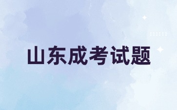 2024年山東成考高起點《語文》古詩詞專項練習題及答案3-4